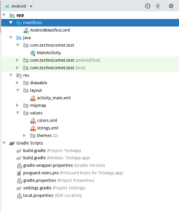 Android Studio File-Structure